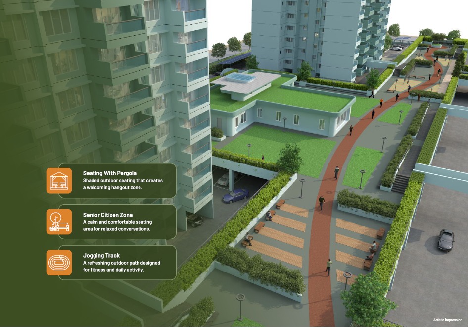 Saajgiri Nanded City by Magarpatta Group New Launch Nanded City, Pune project view 2 - Official site construction update or visual rendering