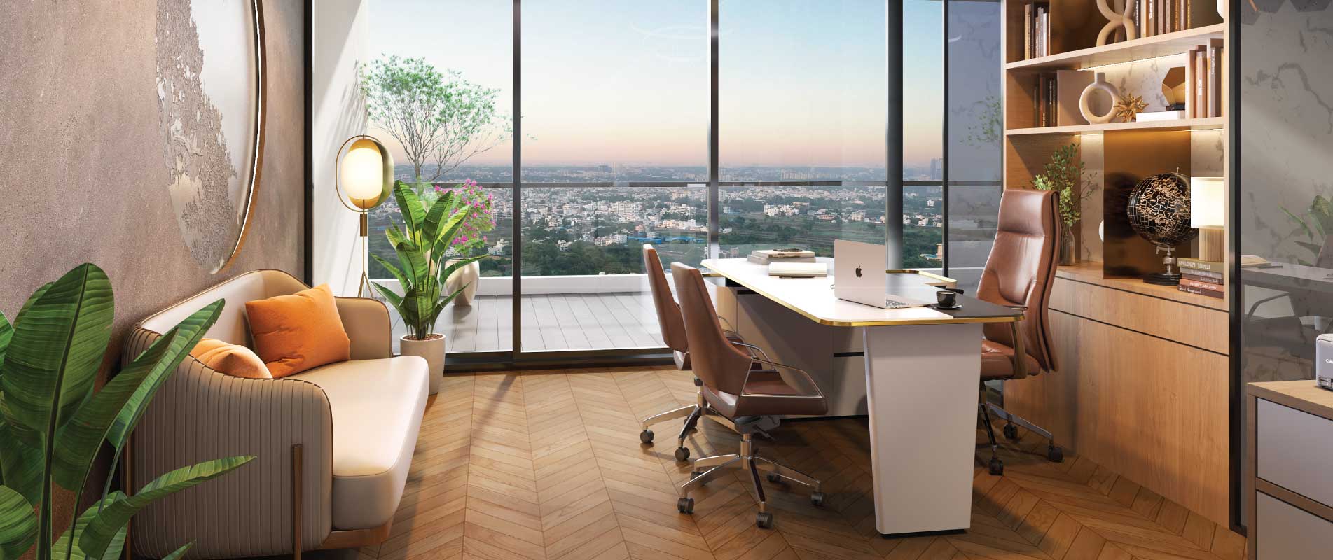 Lodha Signet: Boutique Offices by Lodha  Kharadi, Pune project view 4 - Official site construction update or visual rendering