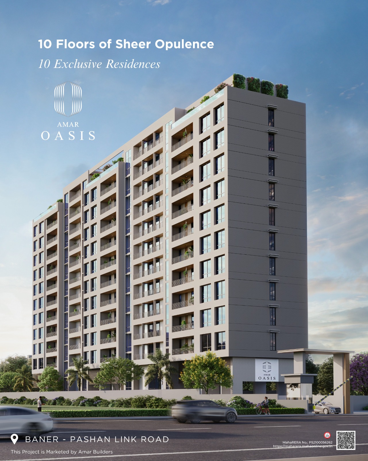 Amar Oasis by Amar Builders  baner pashan link road project view 6 - Official site construction update or visual rendering