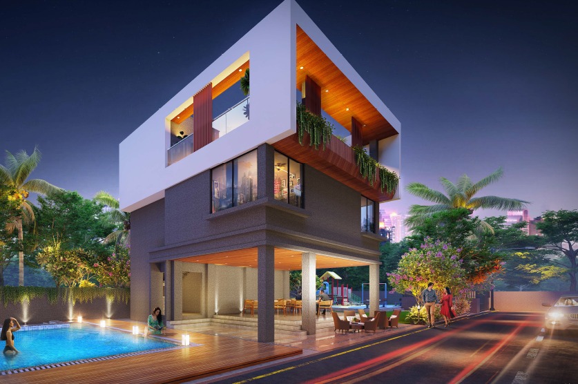 Kesar Kalhaar - Villas Ai Pimpri-Chinchwad by Kesar group Ravet, PCMC Project View 1 Kesar Kalhaar - Villas Ai Pimpri-Chinchwad by Kesar group Ravet, PCMC project view 1 - Official site construction update or visual rendering