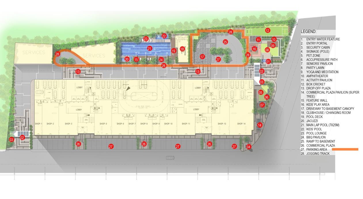 Kumar Prism Towers by Kumar World (Kumar Prism Realty LLP) New Launch Mundhwa–Magarpatta Road 4 BHK configuration floor plan layout showing carpet area of 1722 Sq.Ft.