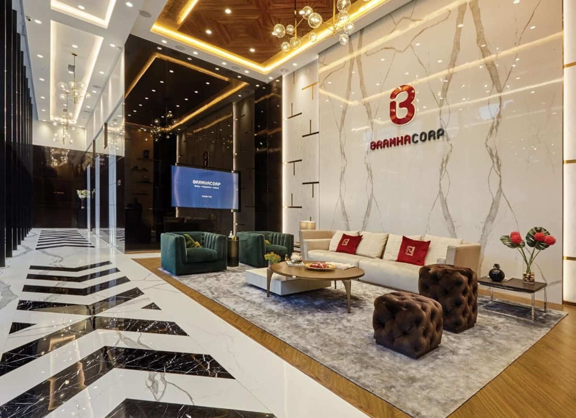 Bramha Boulevard Towers by BramhaCorp Ltd  Sadhu Vaswani Chowk, Camp project view 3 - Official site construction update or visual rendering