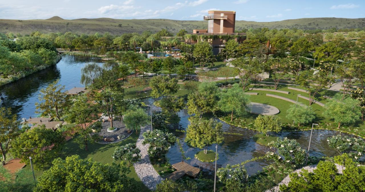 Shapoorji Pallonji Treetopia - Premium Villa Plots by Shapoorji Pallonji Group  Jadhavwadi, Pune project view 1 - Official site construction update or visual rendering