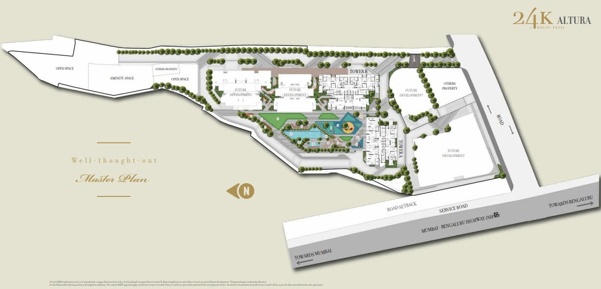 24K Altura by Kolte Patil Developers  Baner project view 4 - Official site construction update or visual rendering