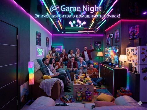 ​🎮 Game Night: Эпическая битва в домашних тапочках! meeting main image