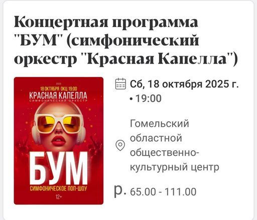 Концертная программа «Бум» meeting main image