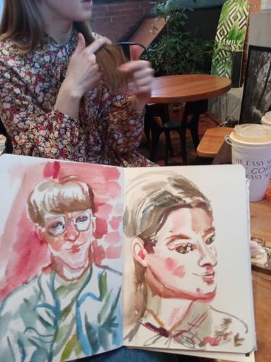 Sketching and coffee ☕ 🎨 meeting main image