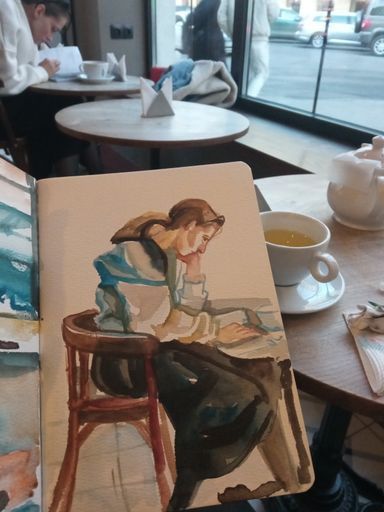 Sketching and coffee  meeting main image