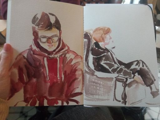 Sketching and coffee  meeting main image