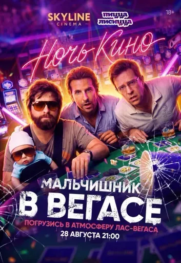 НОЧЬ КИНО «Мальчишник в Вегасе» event main image