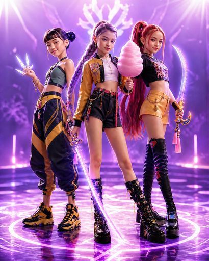 Вечеринка в стиле K-POP с Охотницами Хантрикс event main image
