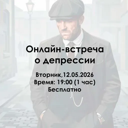 Онлайн-встреча о депрессии meeting main image