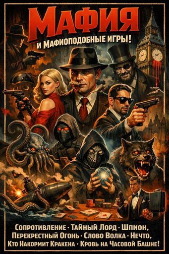 Мафия + Мафиоподобные игры meeting main image
