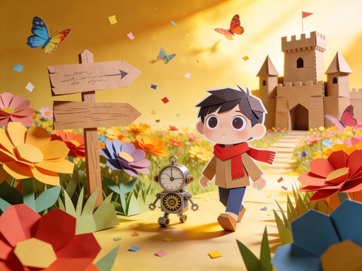 Papercraft Storybook Scene preview