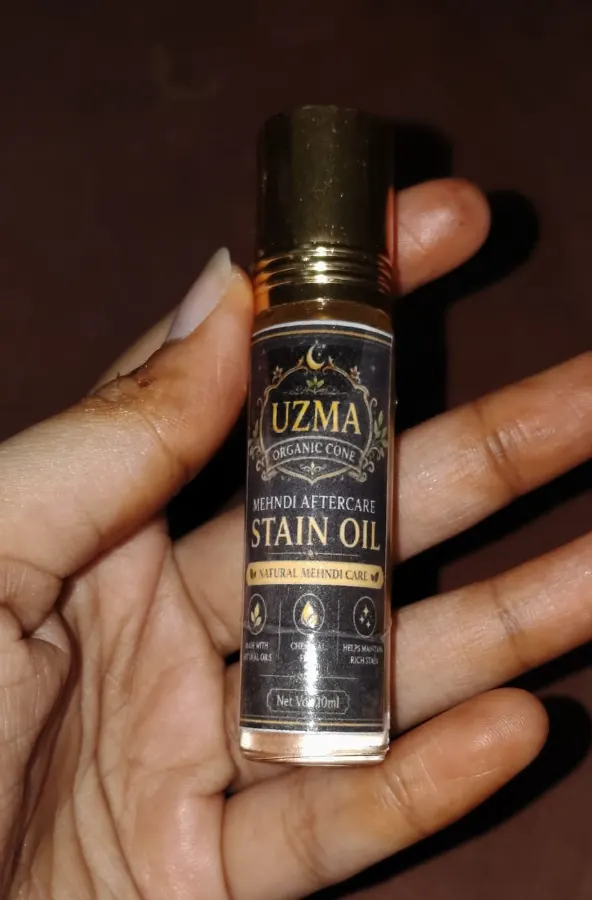 Organic Henna Mehandi Stain Oli By Uzma