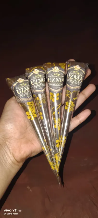 Organic Henna Mehandi Cones By Uzma