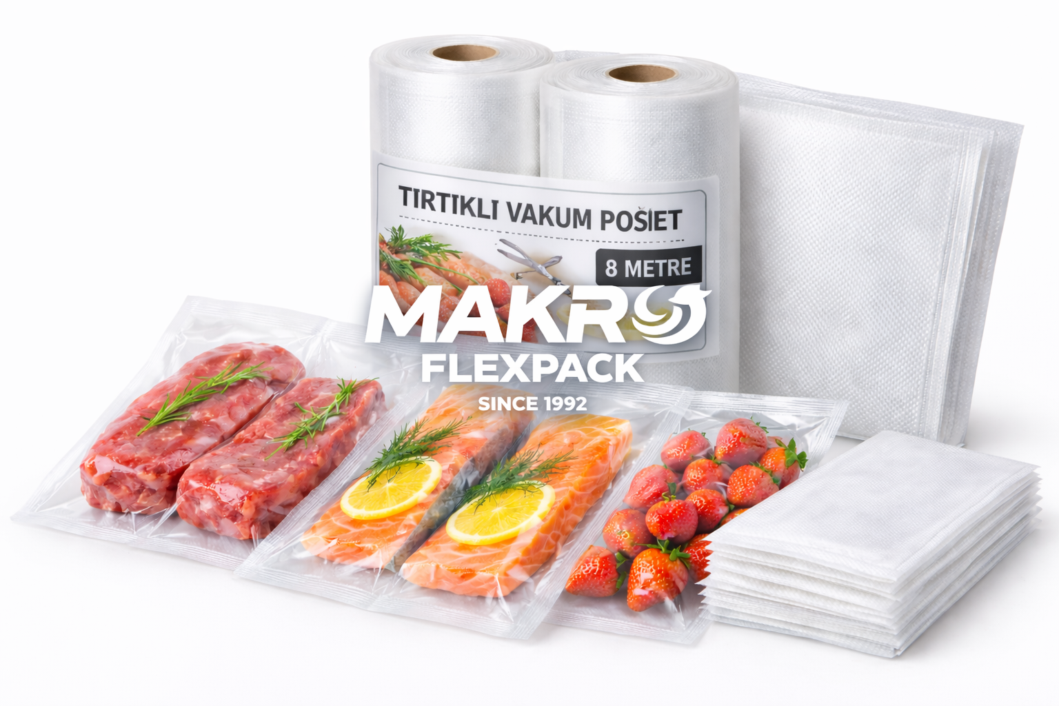 Tırtıklı Gofrajlı Ev Tipi Vakum