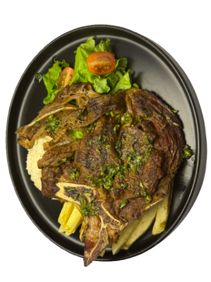 Chuleta res parrilla
