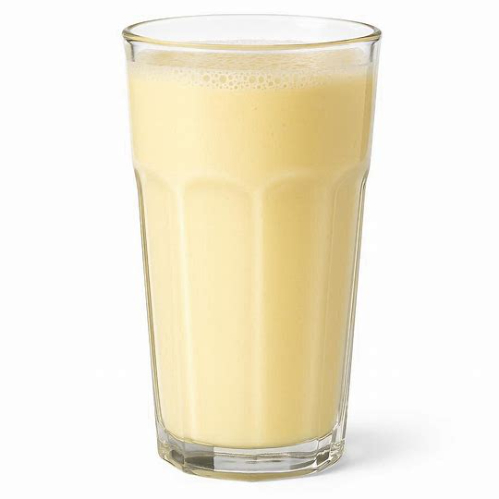 Platano con leche