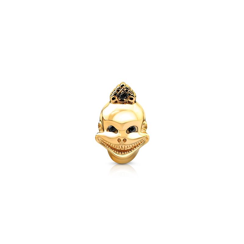 One Laughing Skull Macrame Bracelet — view 4