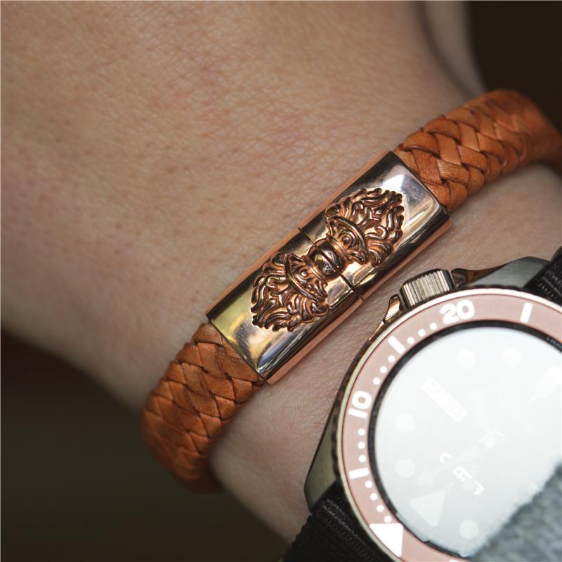 Vajra Clasp Bracelet Rose Gold — view 5