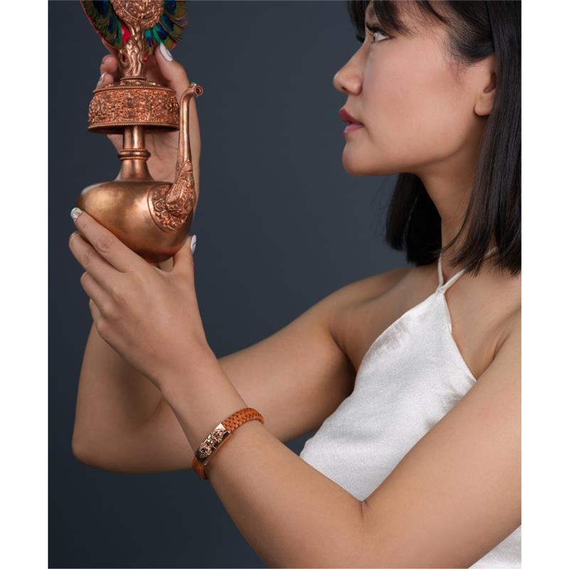 Vajra Clasp Bracelet Rose Gold — view 6