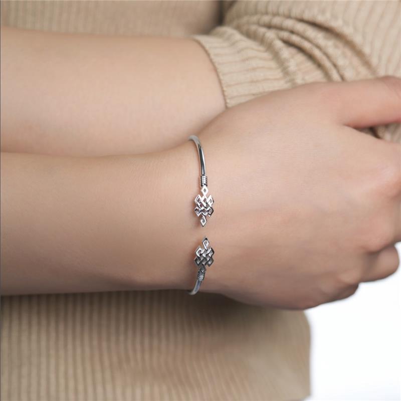Infinity edges bangle Silver 4.62g — view 3