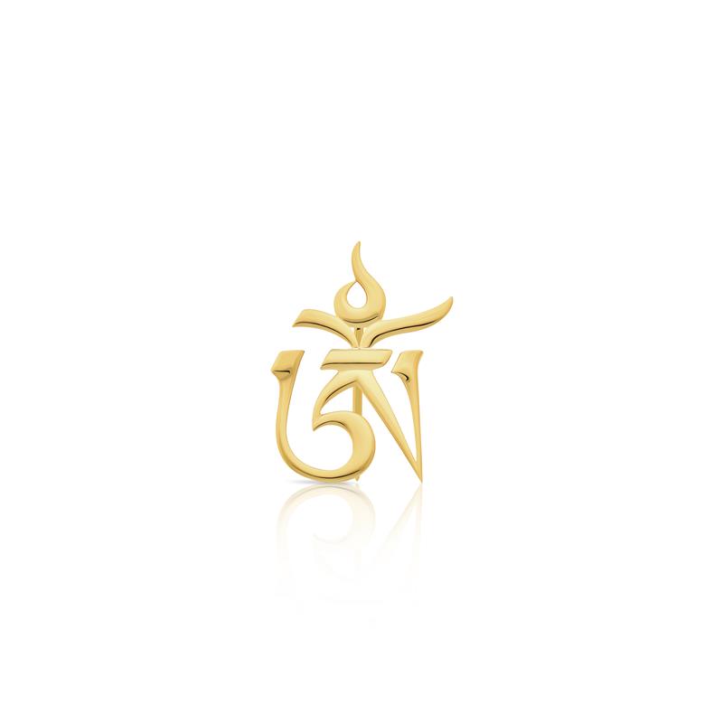 Om Syllable Brooch