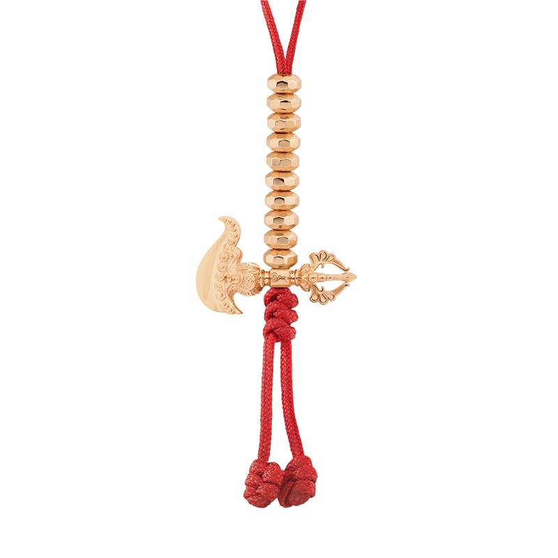 Drigug mala tally counter Rose Gold Plated, 3.82g