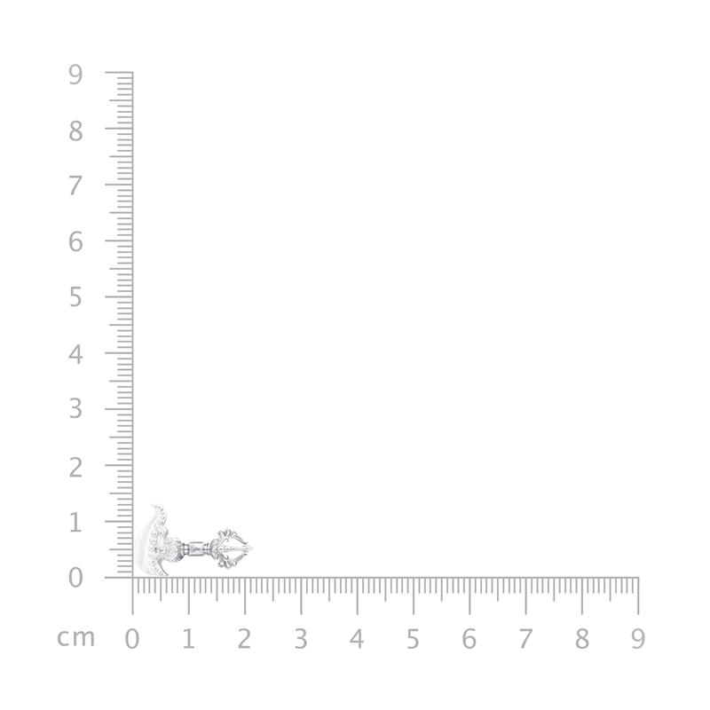 Drigug mala tally counter Silver, Rhodium, 3.82g — view 3