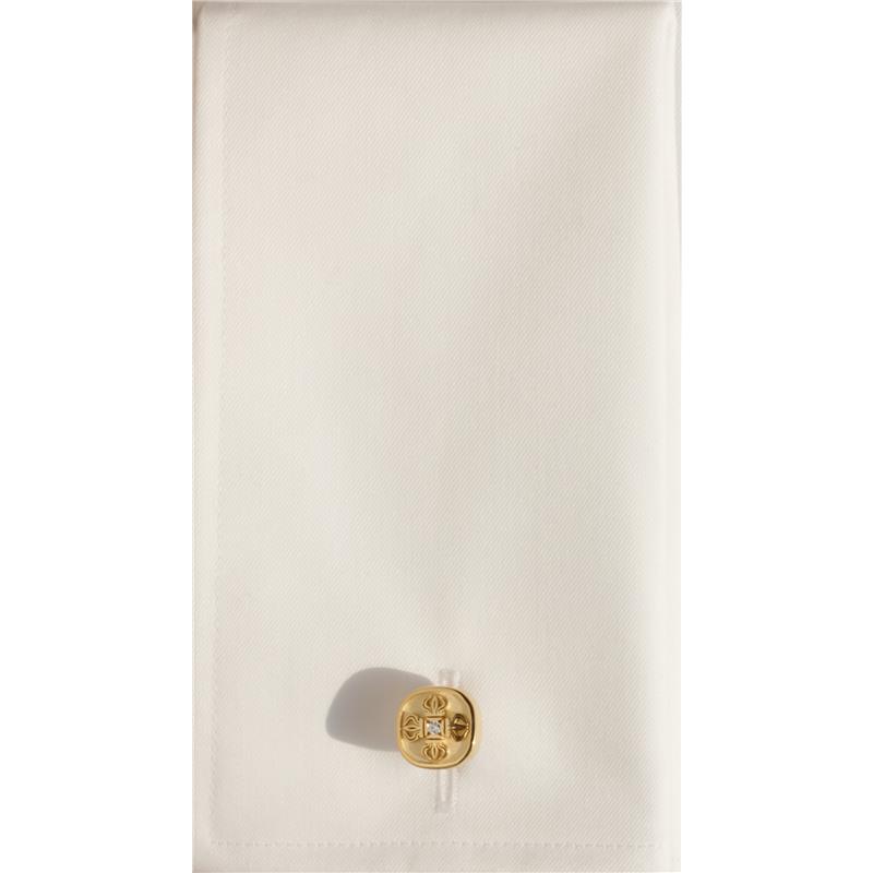 Double Dorje Cufflink, YGP, CZ 10.49g — view 3
