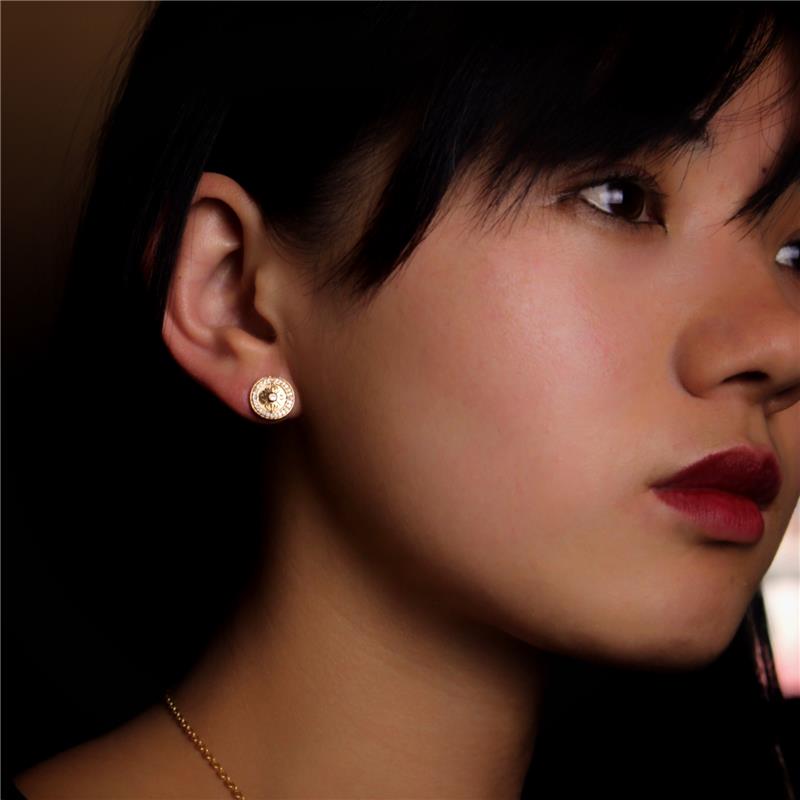 Double Dorje Stud Earrings