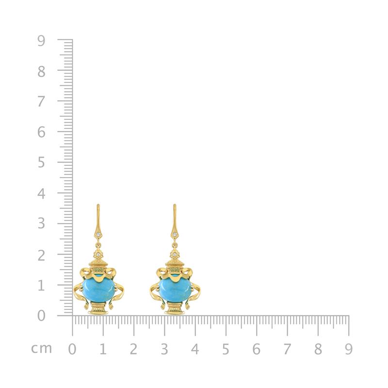 Intricate Turquoise Gold