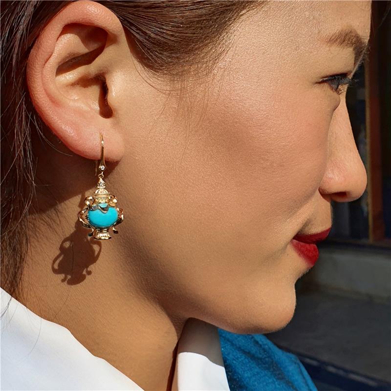 Bumpa Pendant Turquoise