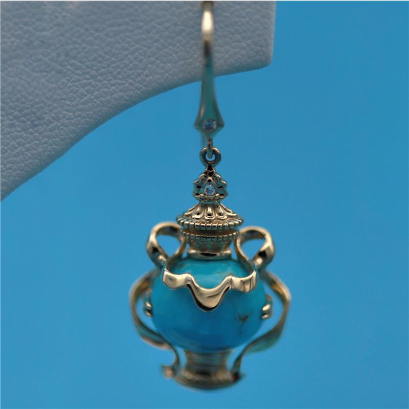 Bumpa Pendant Turquoise — view 7
