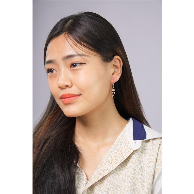 Tam Earrings, Small, Yellow 18k Gold, 3.92g