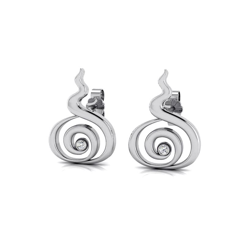 Malaya Logo Earrings — view 3