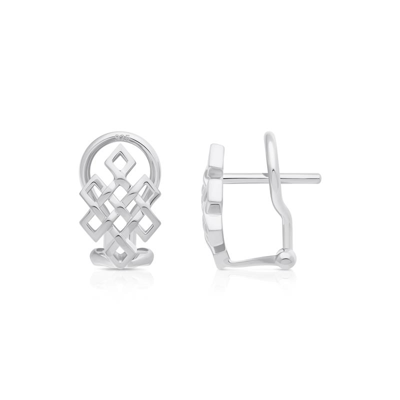 Endless Knot Stud Earrings