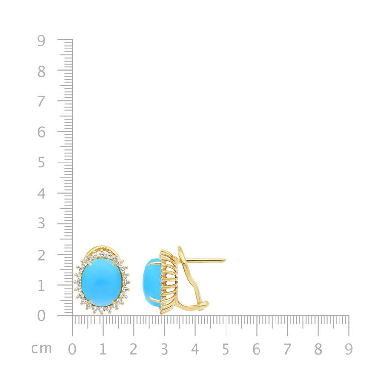 Turquoise Earring — view 3