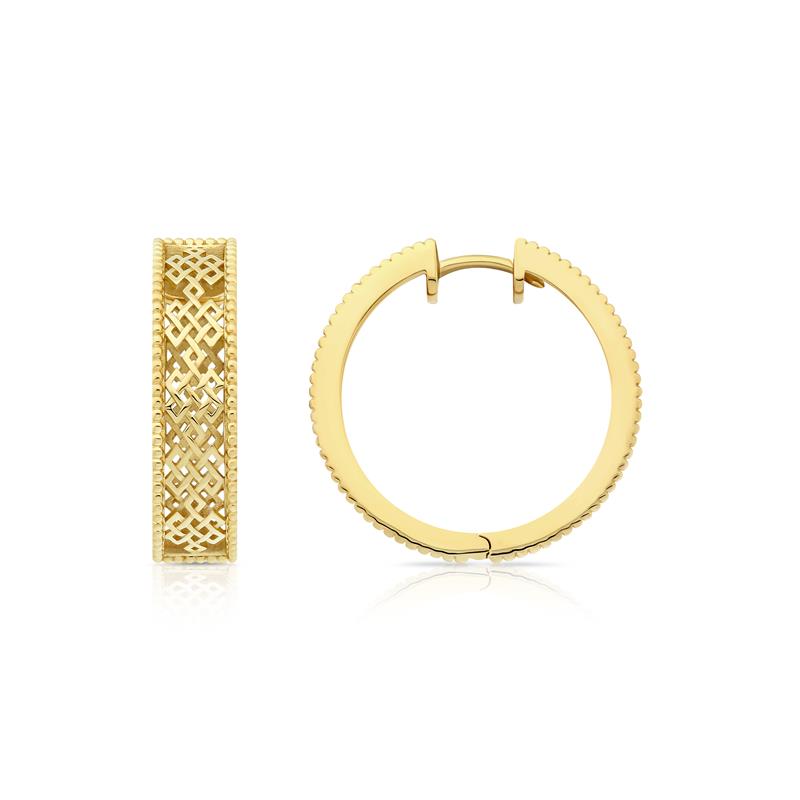 Endless Knot Hoop Earring