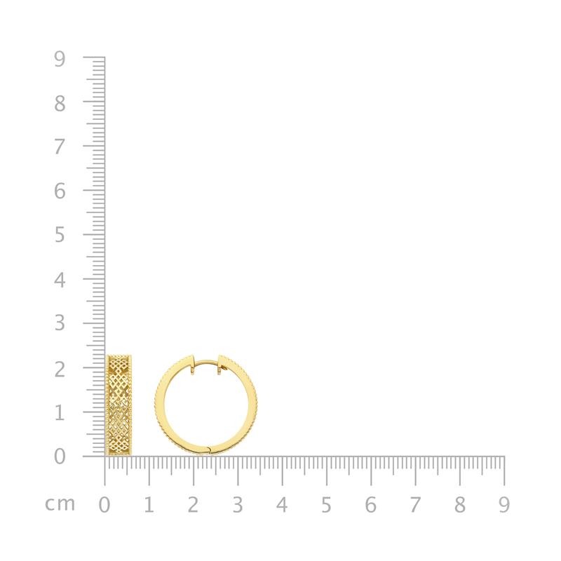 Endless Knot Hoop Earring
