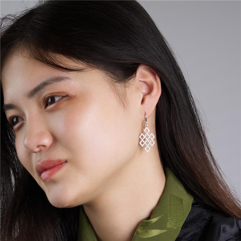 Endless Knot Earrings — view 4