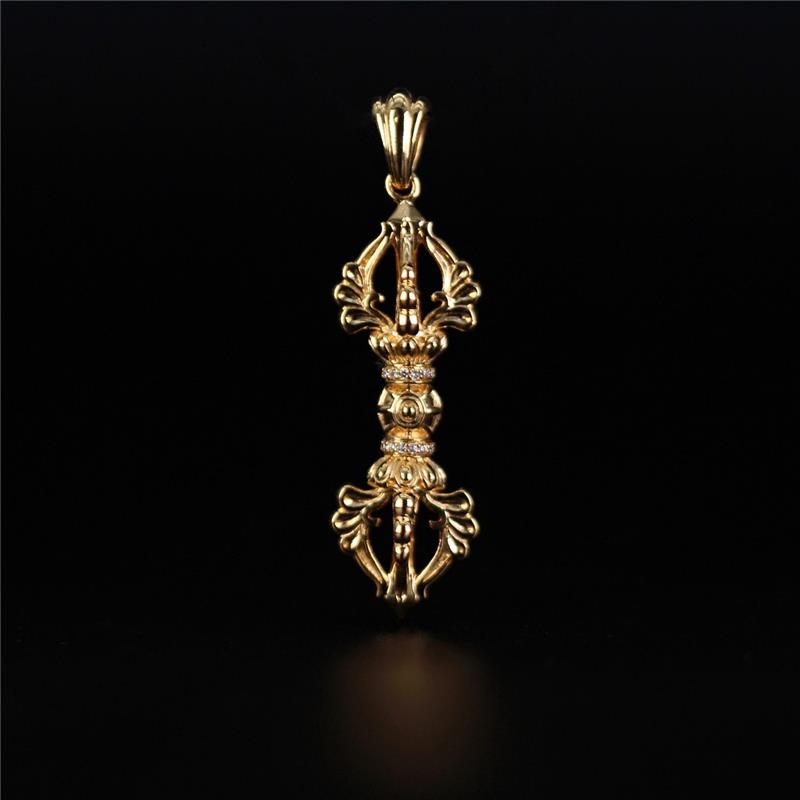 Vajra Pendant, Medium Size. 18k gold, 7.00 — view 4