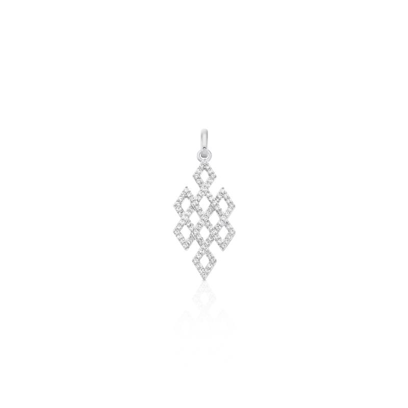 Endless Knot Diamond Pendant