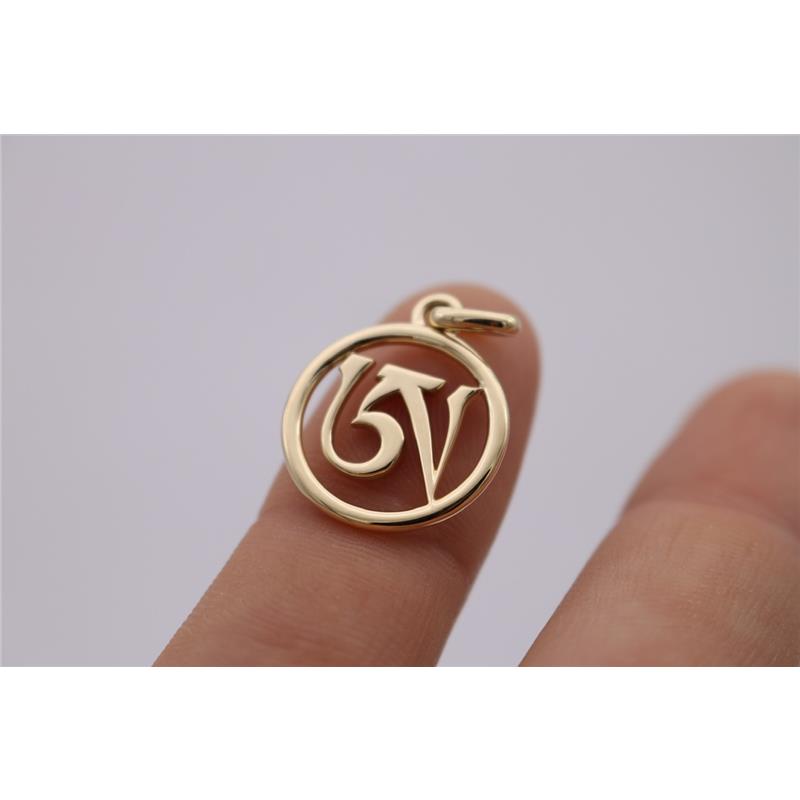 Ah Syllable Pendant — view 4