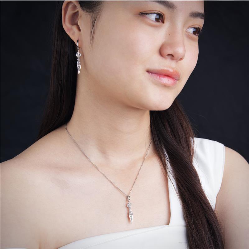 Phurba Pendant Small, Silver, With chain 45cm 4.04g — view 3