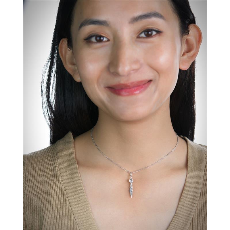 Phurba Pendant Small, Silver, With chain 45cm 4.04g — view 4