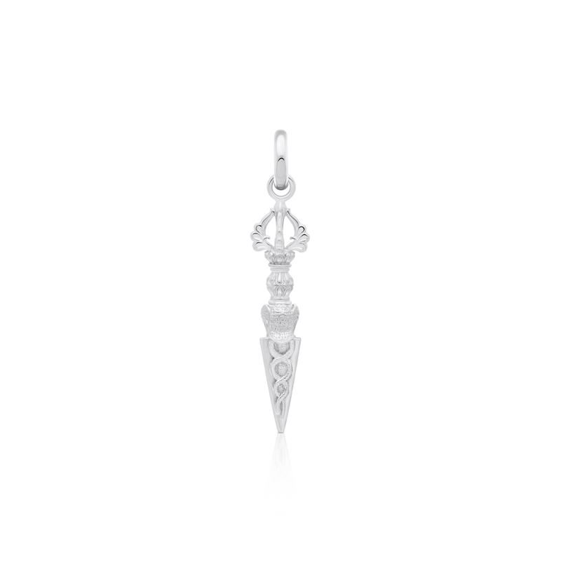 Phurba Pendant Small, Silver, With chain 45cm 4.04g — view 6