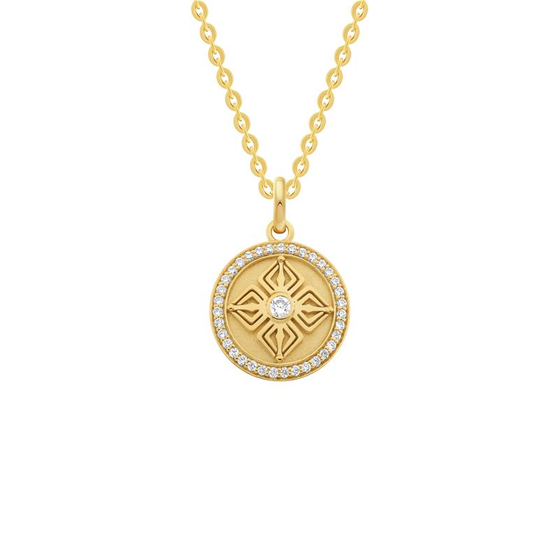 Double Vajra Medallion