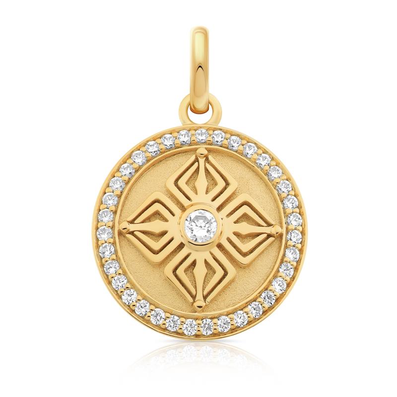 Double Vajra Medallion — view 3